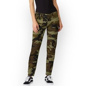 Nili Lotan Jenna Pant in Fall Green Camo 2